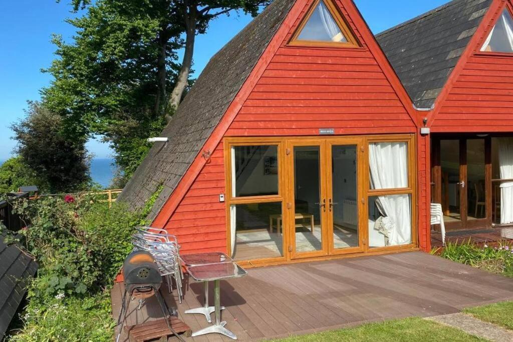 Front Line Chalet With Open Sea Views & Swimming Pool In Kingsdown No14 Villa Kültér fotó